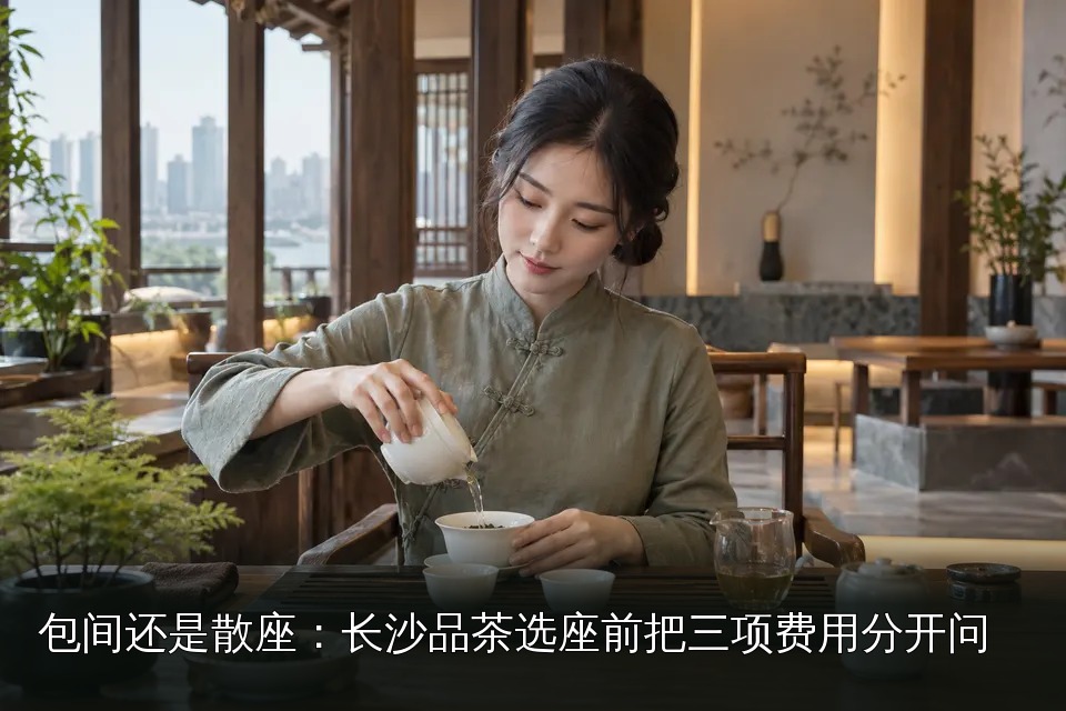 年轻女性品茶主题图|长沙·新中式盖碗冲泡